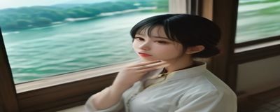 蜜桃沙拉摆盘，蜜桃片与芝麻菜、坚果、菲达奶酪混合，淋上橄榄油，清新健康的轻食风格